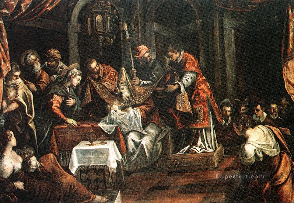 The Circumcision Italian Renaissance Tintoretto Oil Paintings